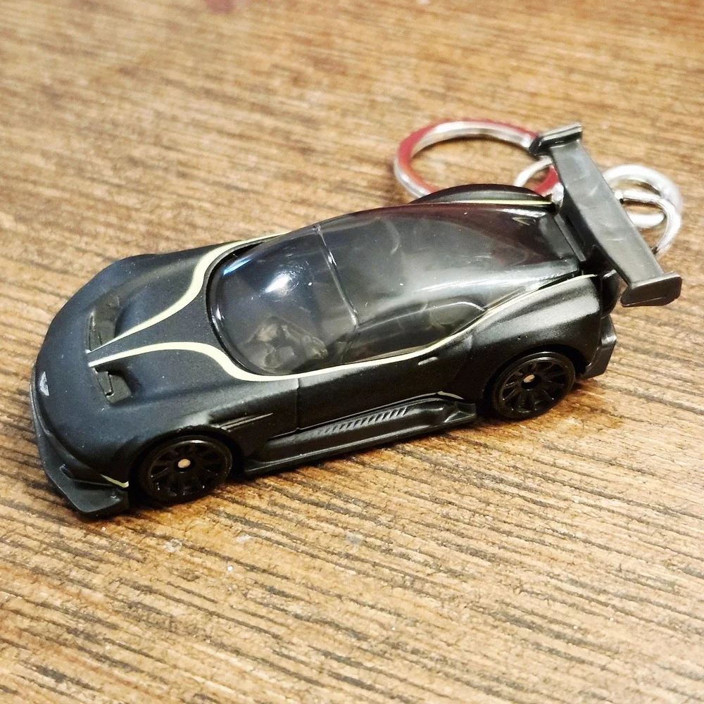 2025 Hot Wheels‎ Aston Martin Vulcan Custom Keychain Key Ring